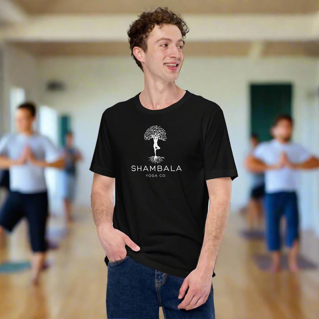 Shambala Tree of Life T-shirt in yoga studio